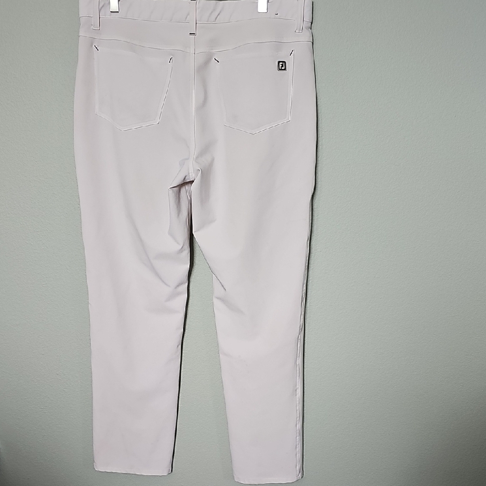 FootJoy Men's Performance Golf Ivory Pants W 35 L 30 - Picture 10 of 14